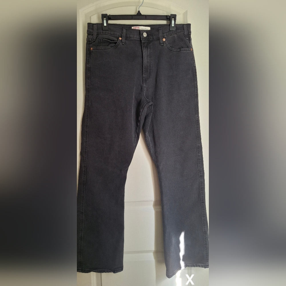 Signature by Levi Strauss Heritage High Rise Kick Boot Women's Dark Gray Jeans10